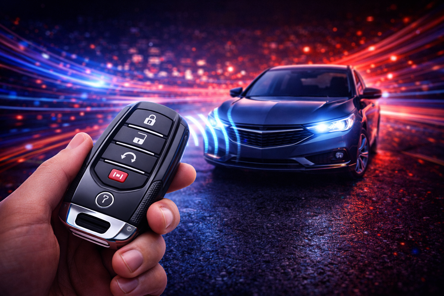 Car Key Remote Control System